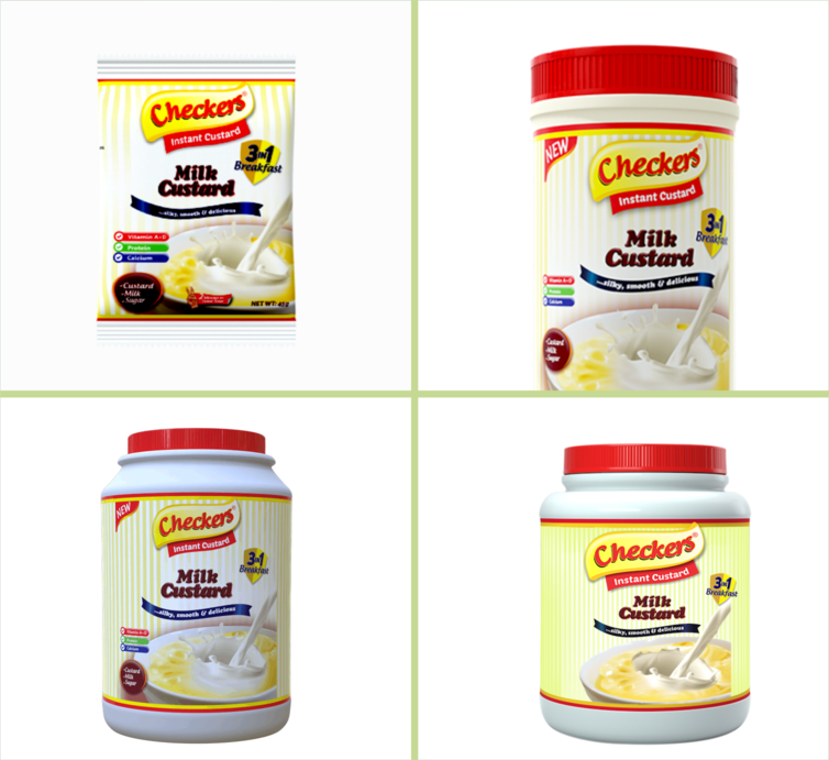 Checkers 3-in-1 Custard